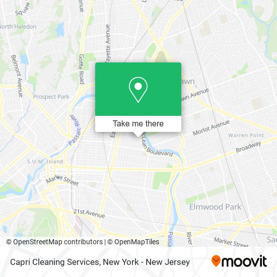 Mapa de Capri Cleaning Services