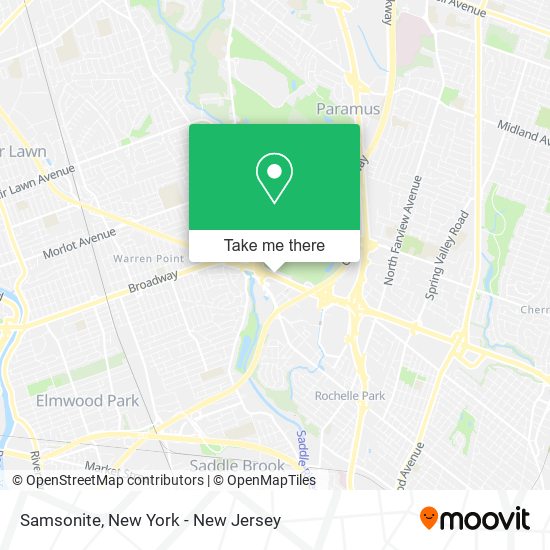 Samsonite map