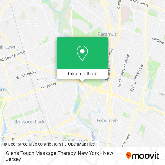 Glen's Touch Massage Therapy map