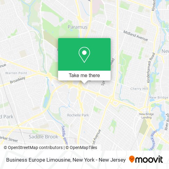 Mapa de Business Europe Limousine