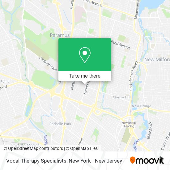 Mapa de Vocal Therapy Specialists