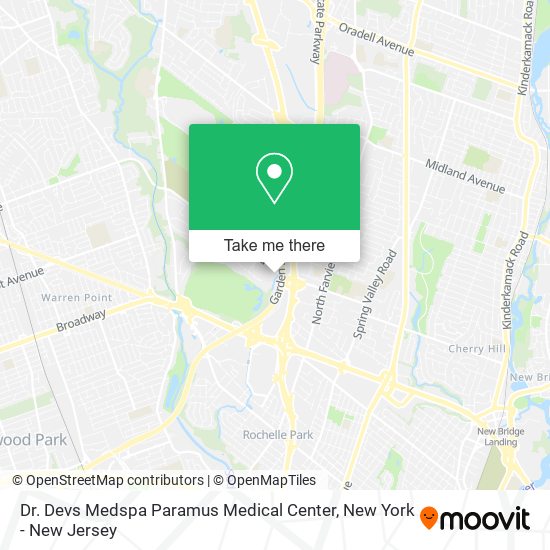 Dr. Devs Medspa Paramus Medical Center map