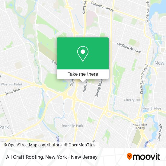 All Craft Roofing map