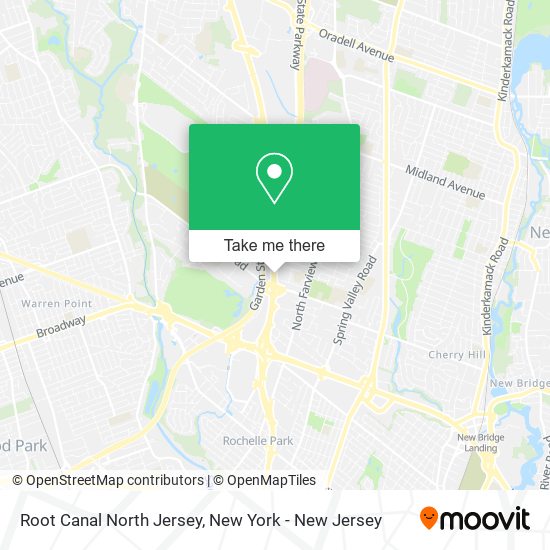 Mapa de Root Canal North Jersey