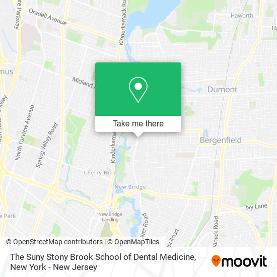 Mapa de The Suny Stony Brook School of Dental Medicine