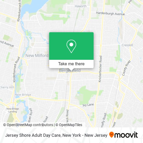 Jersey Shore Adult Day Care map