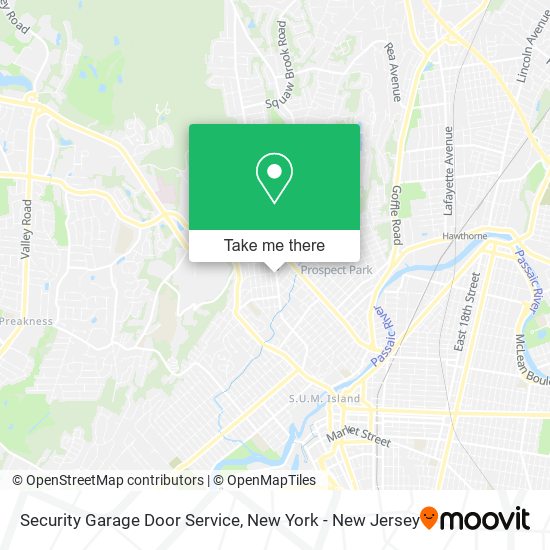 Security Garage Door Service map