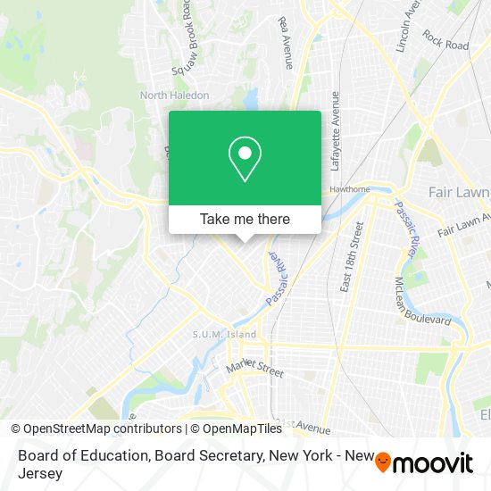 Board of Education, Board Secretary map