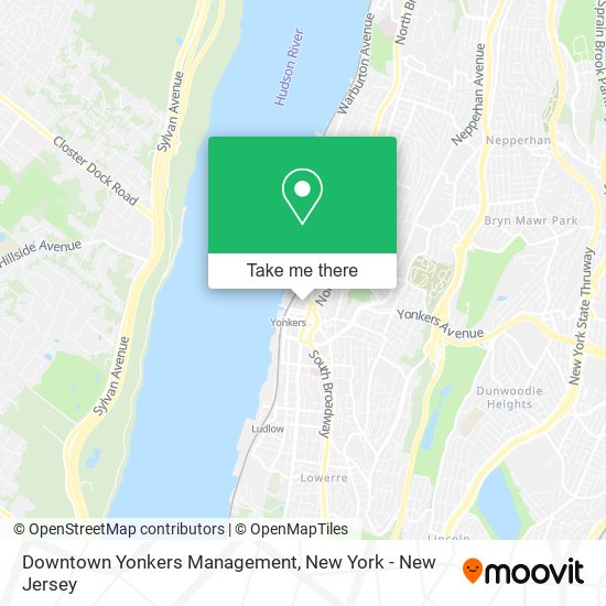 Downtown Yonkers Management map