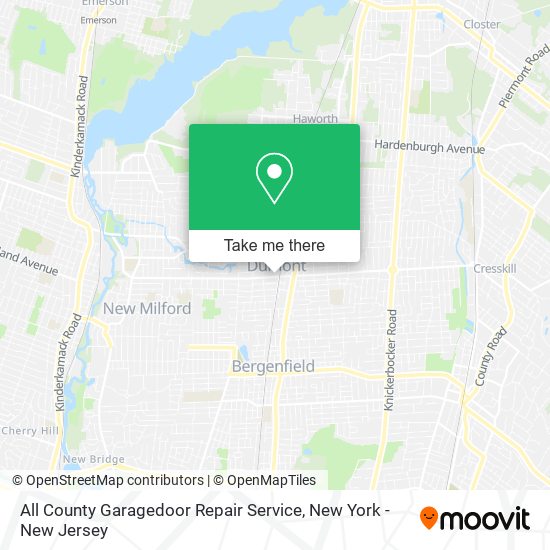 Mapa de All County Garagedoor Repair Service