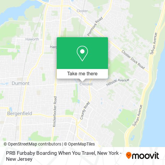 PRB Furbaby Boarding When You Travel map