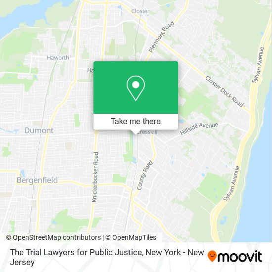 The Trial Lawyers for Public Justice map