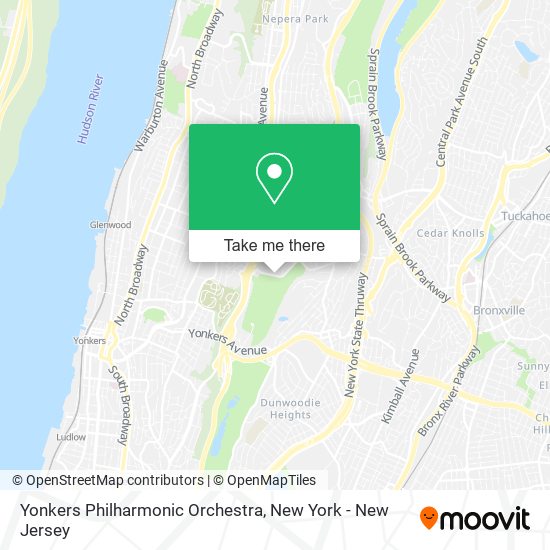 Mapa de Yonkers Philharmonic Orchestra