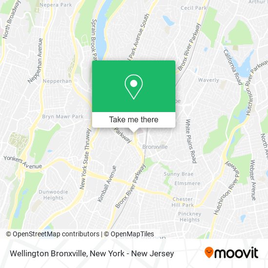 Wellington Bronxville map