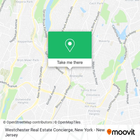 Mapa de Westchester Real Estate Concierge