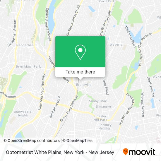 Mapa de Optometrist White Plains