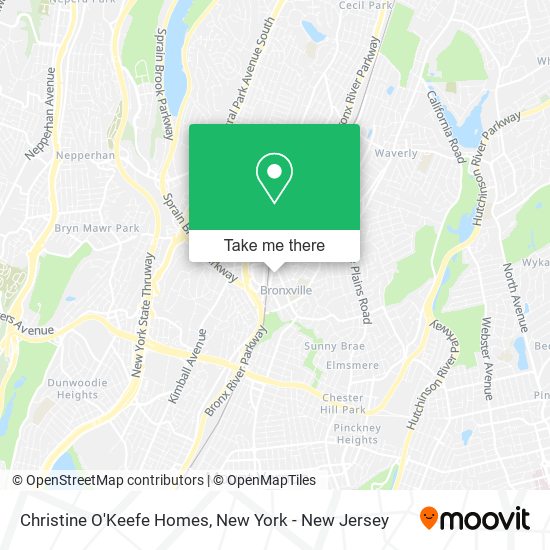 Mapa de Christine O'Keefe Homes