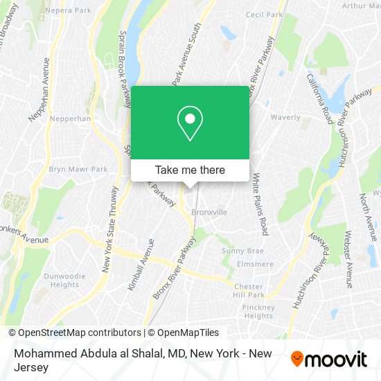 Mohammed Abdula al Shalal, MD map