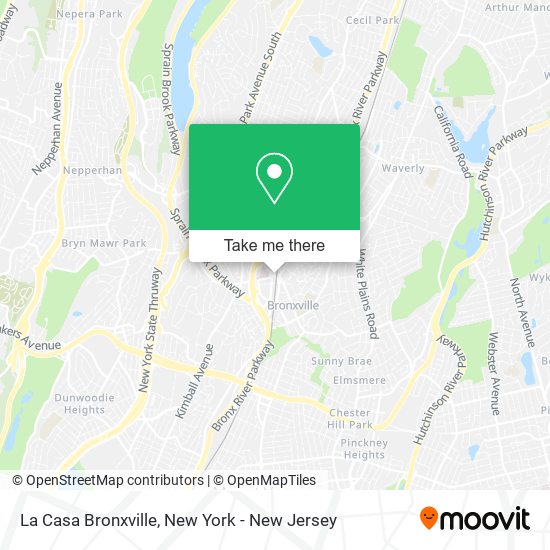 Mapa de La Casa Bronxville