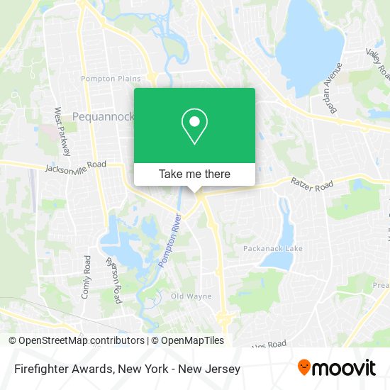 Firefighter Awards map