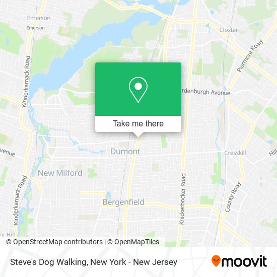 Mapa de Steve's Dog Walking