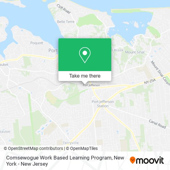 Comsewogue Work Based Learning Program map