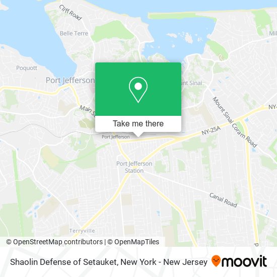 Shaolin Defense of Setauket map