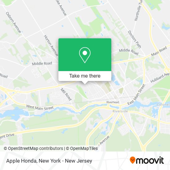 Apple Honda map