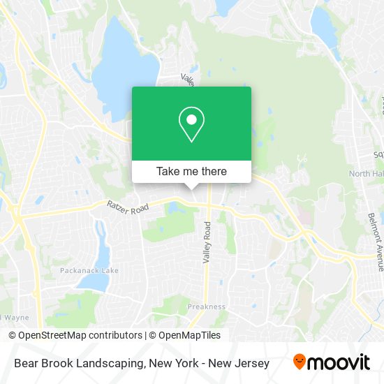 Bear Brook Landscaping map