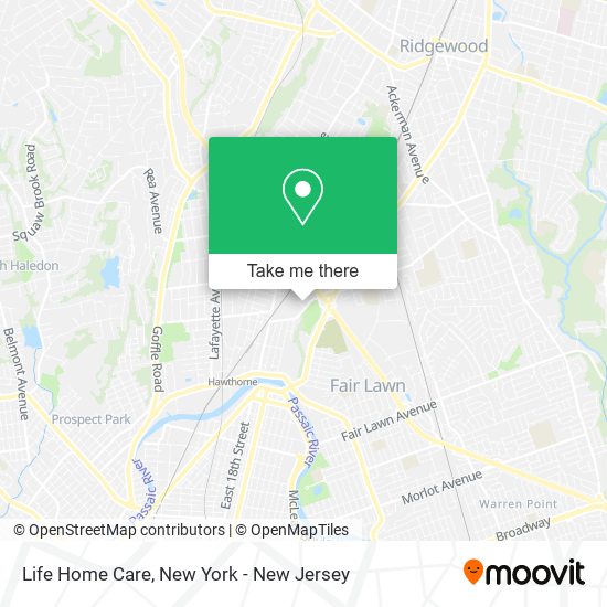 Life Home Care map