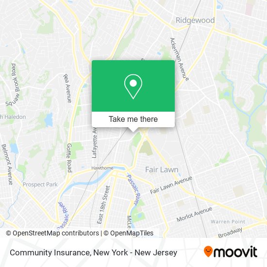 Community Insurance map