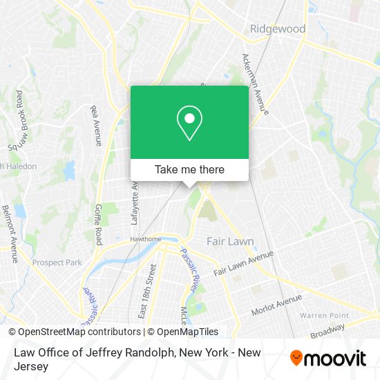 Mapa de Law Office of Jeffrey Randolph