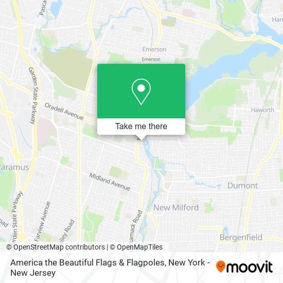 America the Beautiful Flags & Flagpoles map