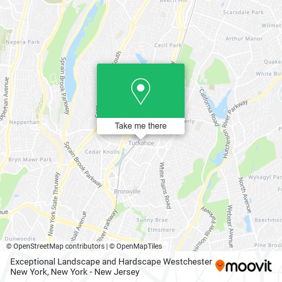 Exceptional Landscape and Hardscape Westchester New York map