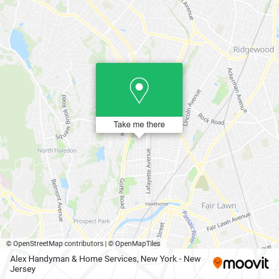 Mapa de Alex Handyman & Home Services