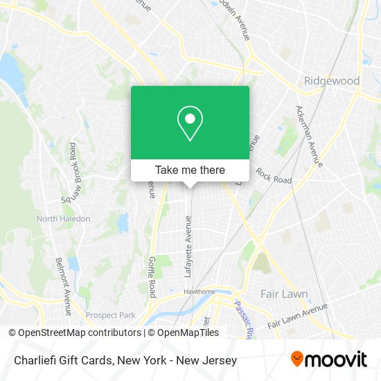 Charliefi Gift Cards map