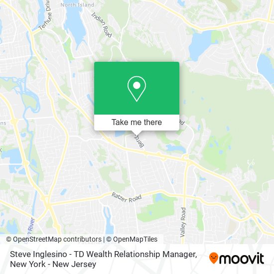 Mapa de Steve Inglesino - TD Wealth Relationship Manager