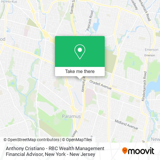 Anthony Cristiano - RBC Wealth Management Financial Advisor map