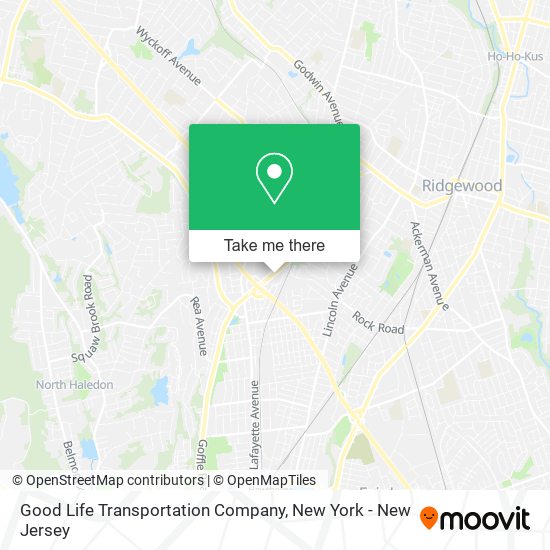 Good Life Transportation Company map