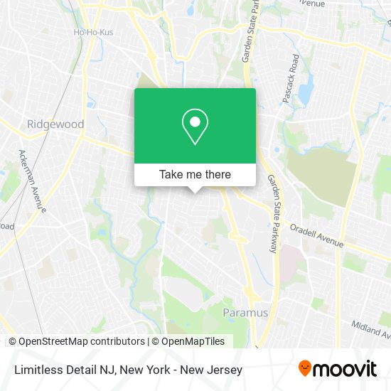 Limitless Detail NJ map