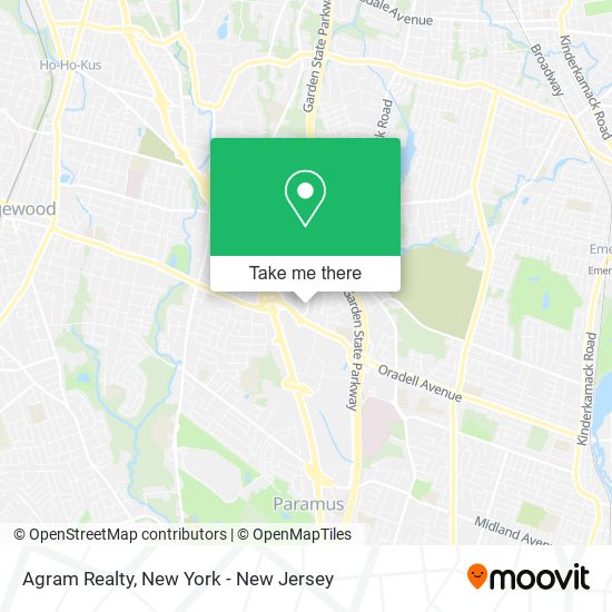 Agram Realty map