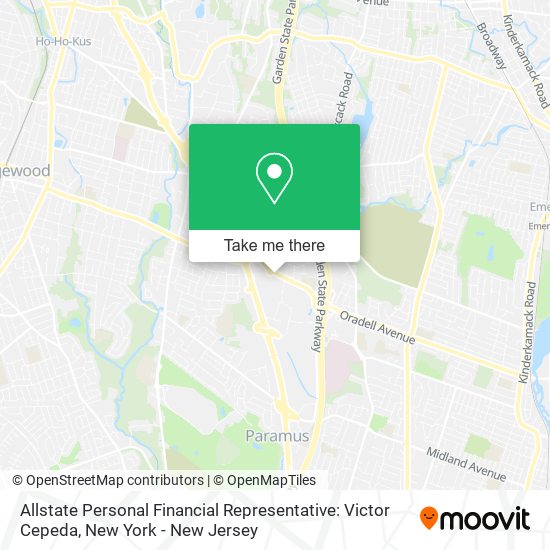 Mapa de Allstate Personal Financial Representative: Victor Cepeda