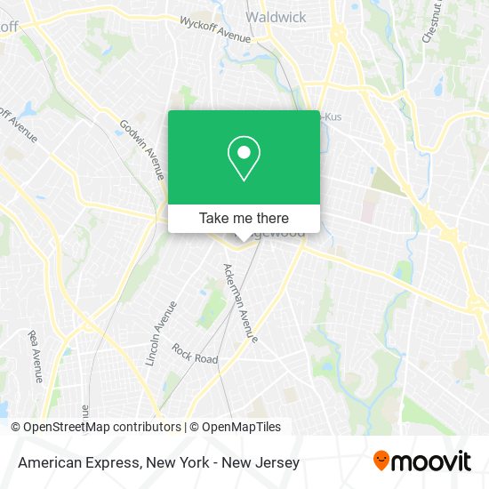 American Express map