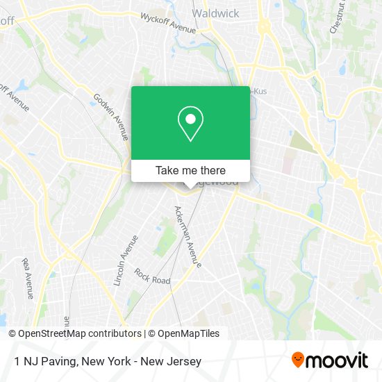 Mapa de 1 NJ Paving