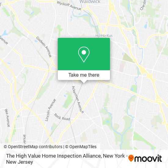 The High Value Home Inspection Alliance map