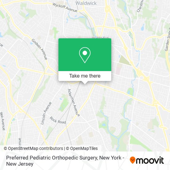 Mapa de Preferred Pediatric Orthopedic Surgery