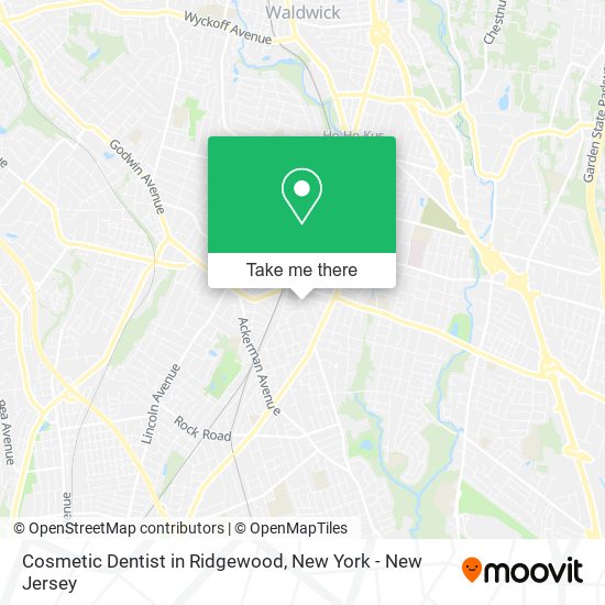 Cosmetic Dentist in Ridgewood map