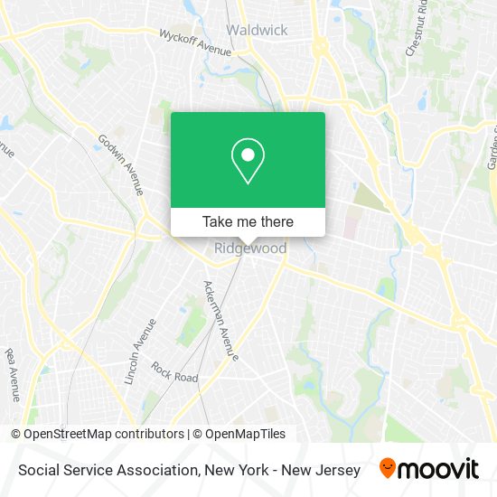 Social Service Association map