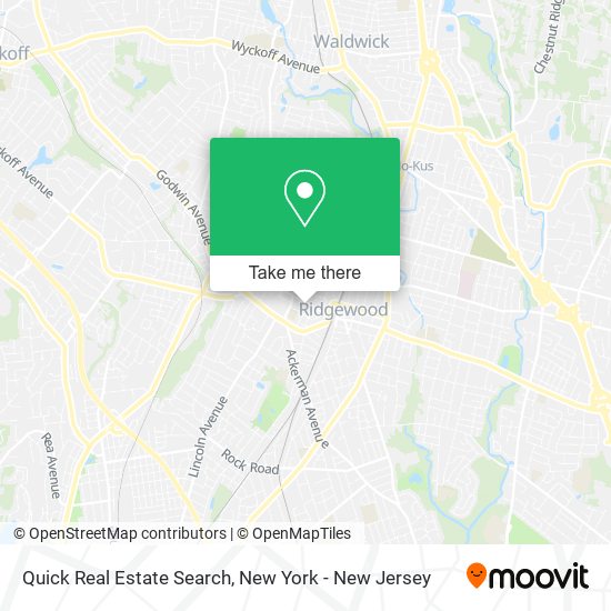 Mapa de Quick Real Estate Search