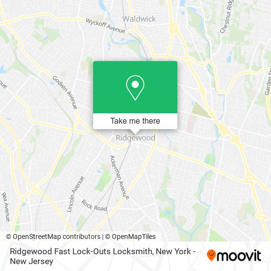 Mapa de Ridgewood Fast Lock-Outs Locksmith